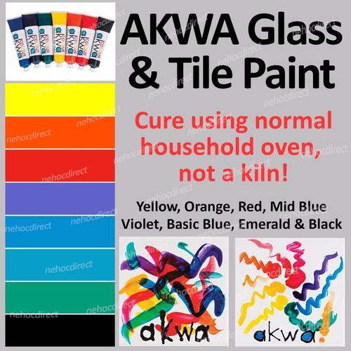 Glass Paint Kit Non-toxic Chemical free Oven Cure Dishwasher Safe Water based