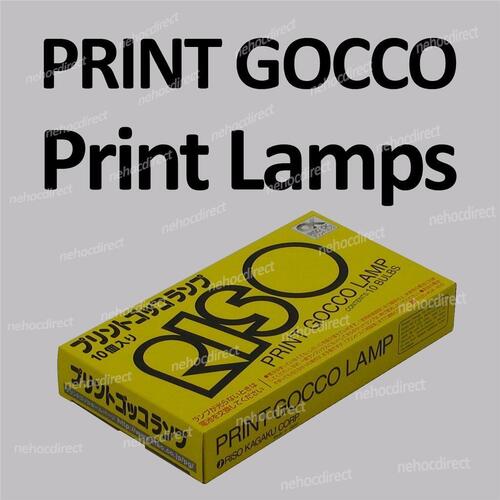 RISO Print Gocco Lamps (flash bulbs) for B6, B5, PG-5, PG-11 - Pack 10